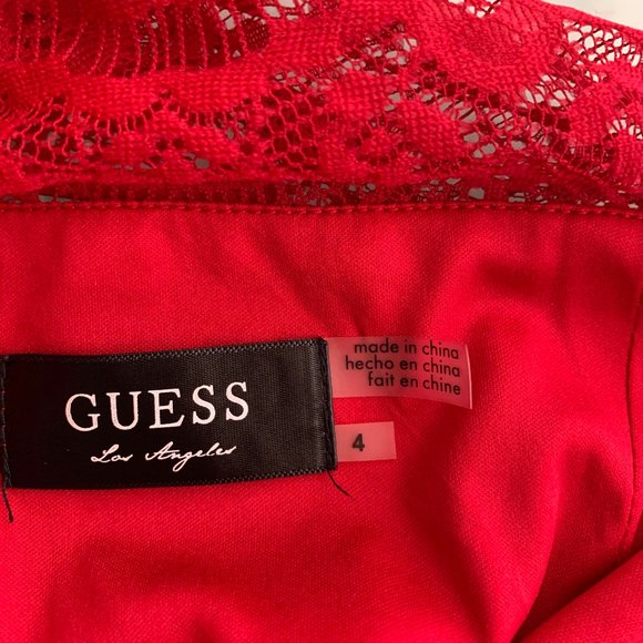 GUESS RED DRESS - Picture 5 of 5